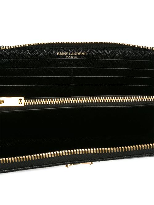 Cassandre zip-around wallet in matelassé leather Saint Laurent | 358094BOW011000